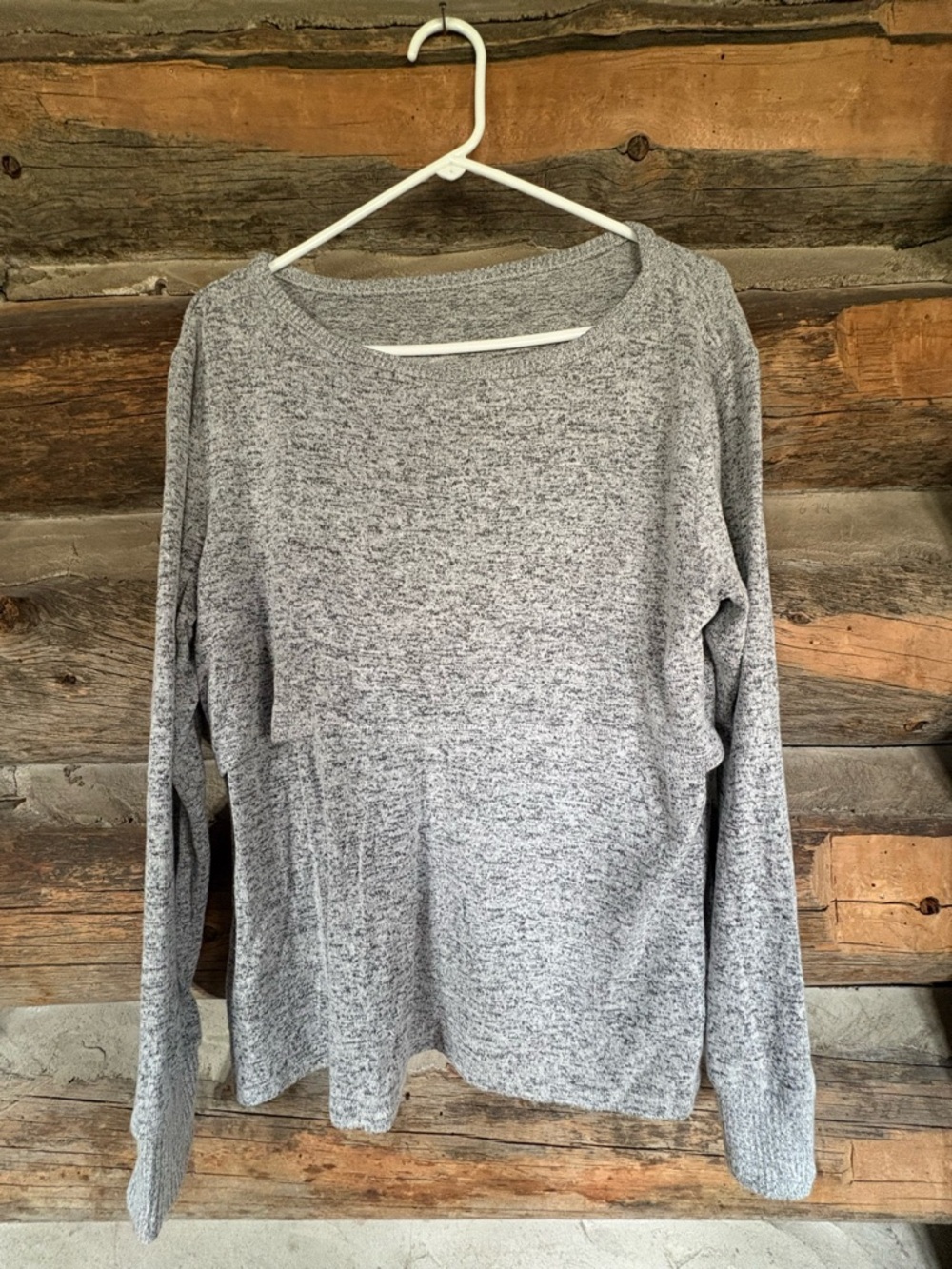 Kindred Bravely Heather Gray Scoop Neck Sweater